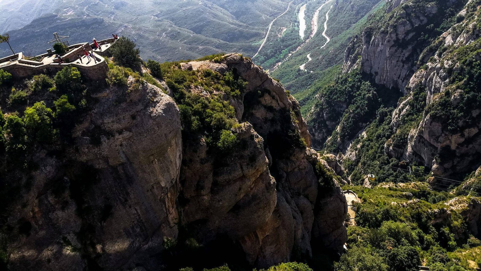 Viewpoint on Montserrat mountain