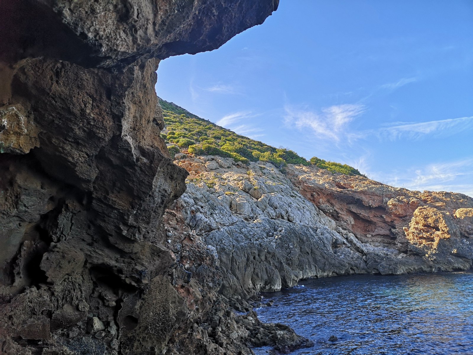 The view from Cova Tallada in Costa Blanca, Spain