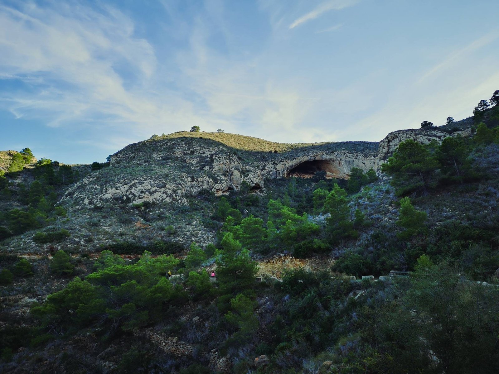 Boca de Ballena on Camino del Faro in Serra Gelada, Spain