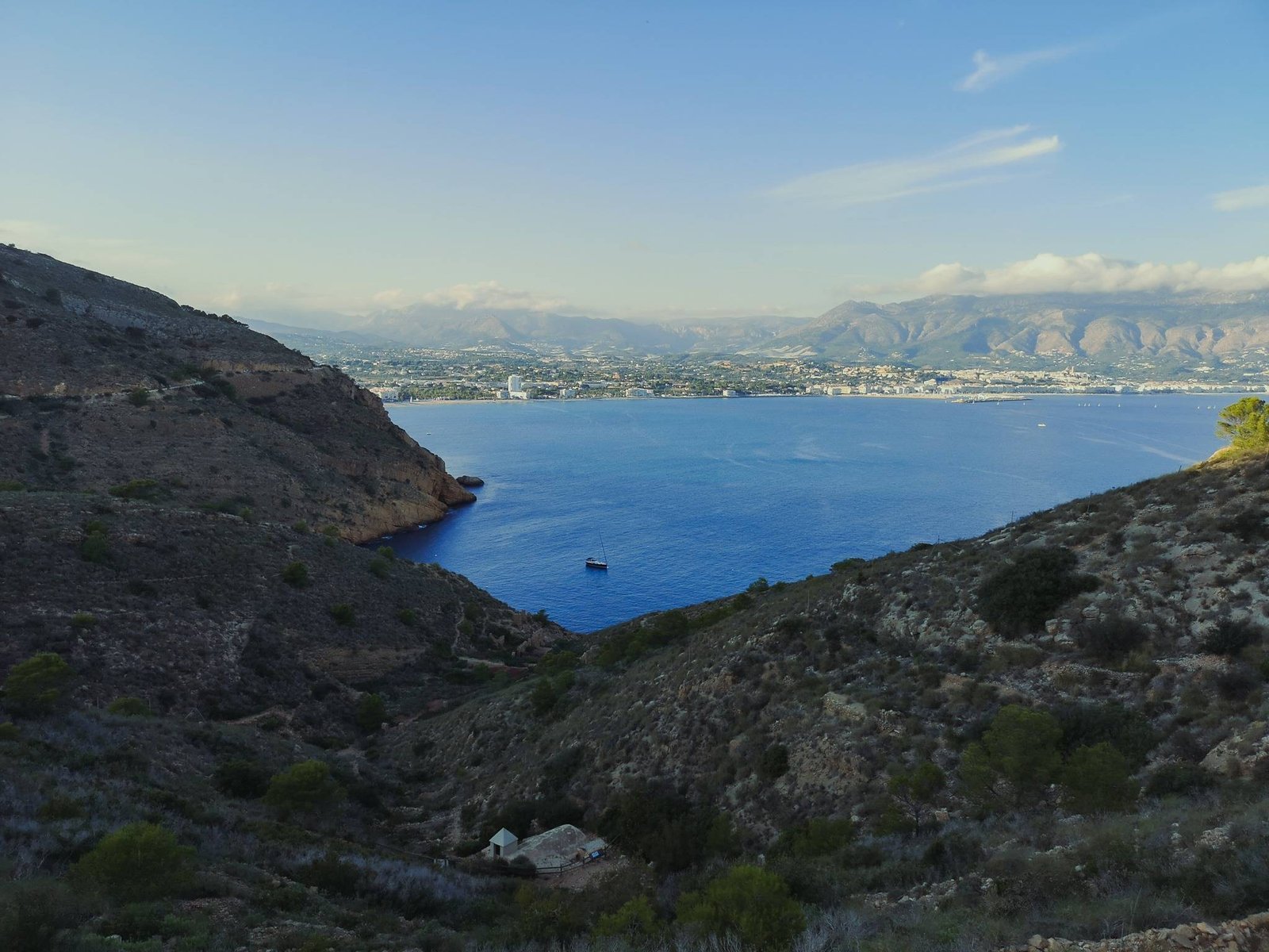 La Mina cove near Camino del Faro in Serra Gelada, Spain