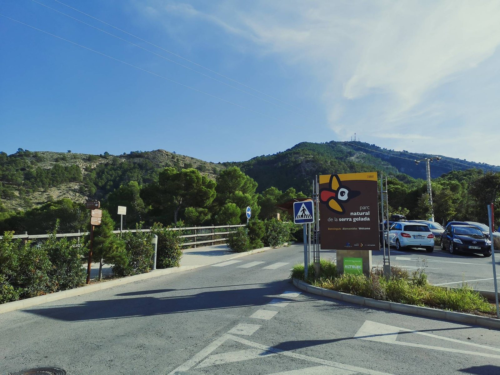 Parking of Parc Natural de la Serra Gelada