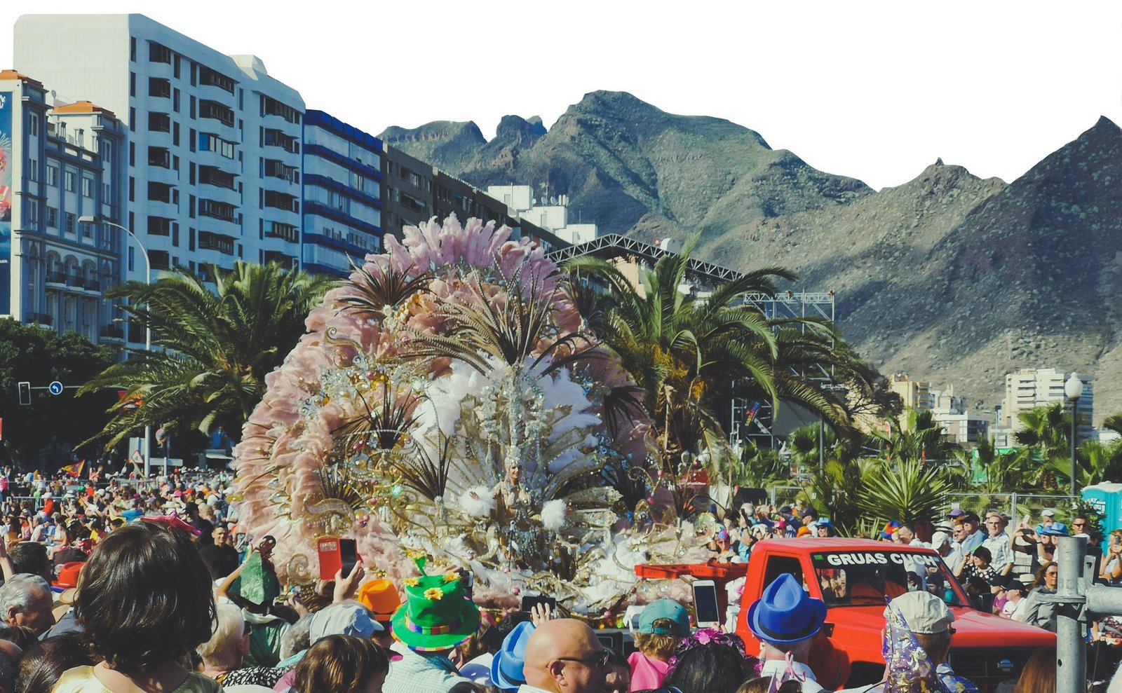 The big parade in Santa Cruz de Tenerife Carnival