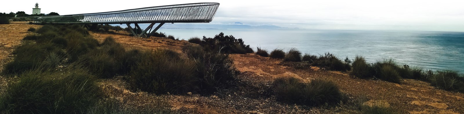 Santa Pola Lighthouse skywalk in Costa Blanca, Spain