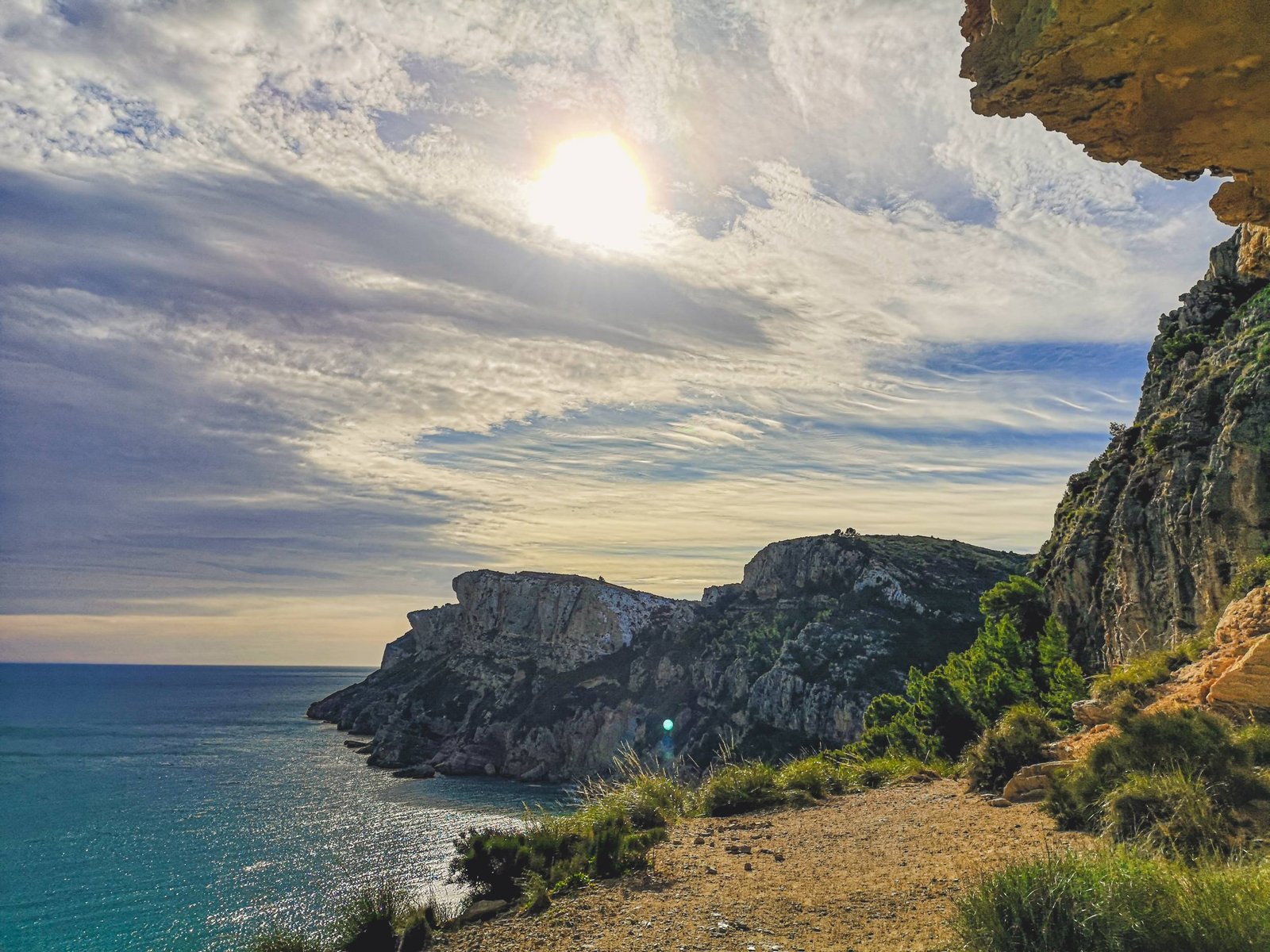 Cap d'Or from Los Anactilados hiking trail - one of the best hikes in Marina Alta, Spain