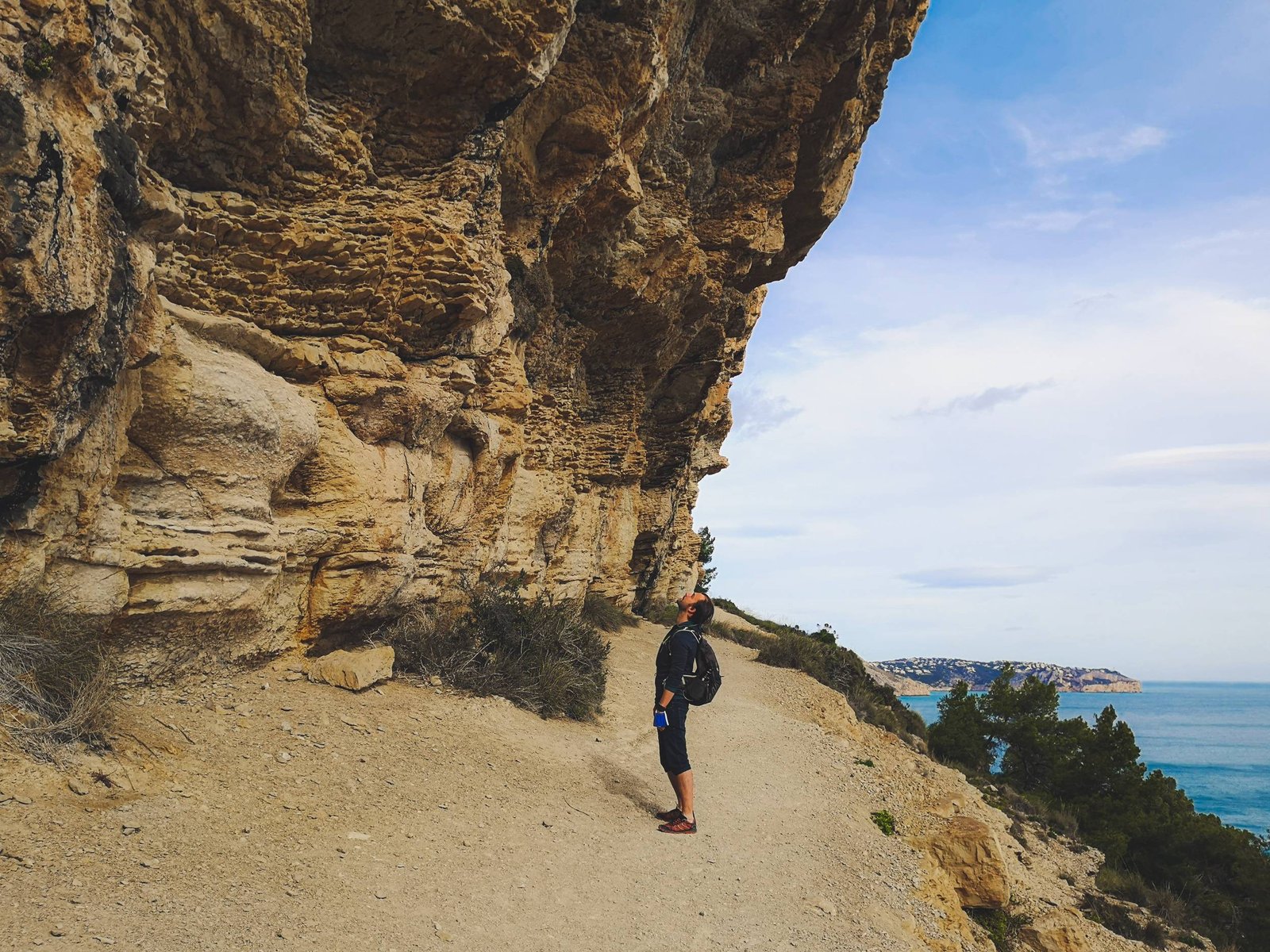 Cliffs of Los Acantilados hike in Benitachell, Spain