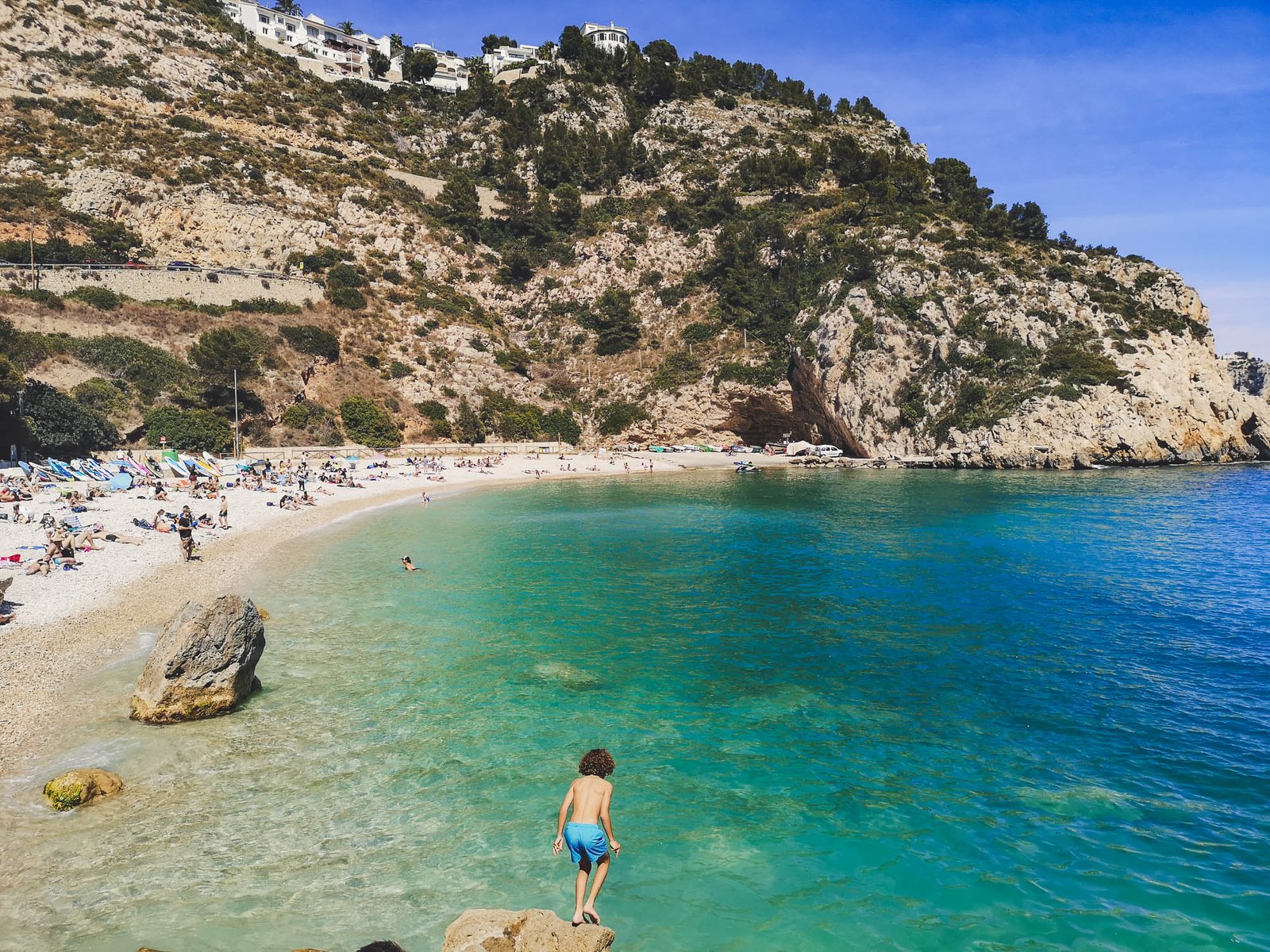 Granadella beach in Marina Alta, Spain