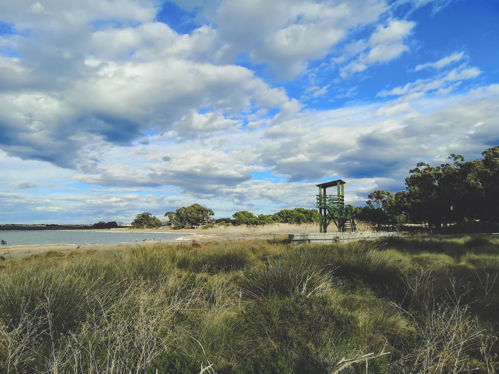 Bird watchtower near La mata Lagoon, Spain