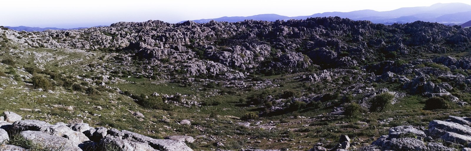 El Torcal de Antequera panorama, Spain