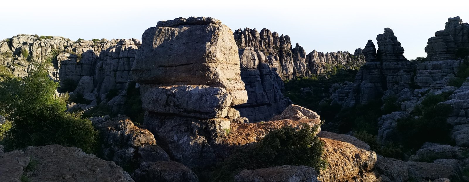 El Torcal de Antequera rock formations in Andalusia, Spain