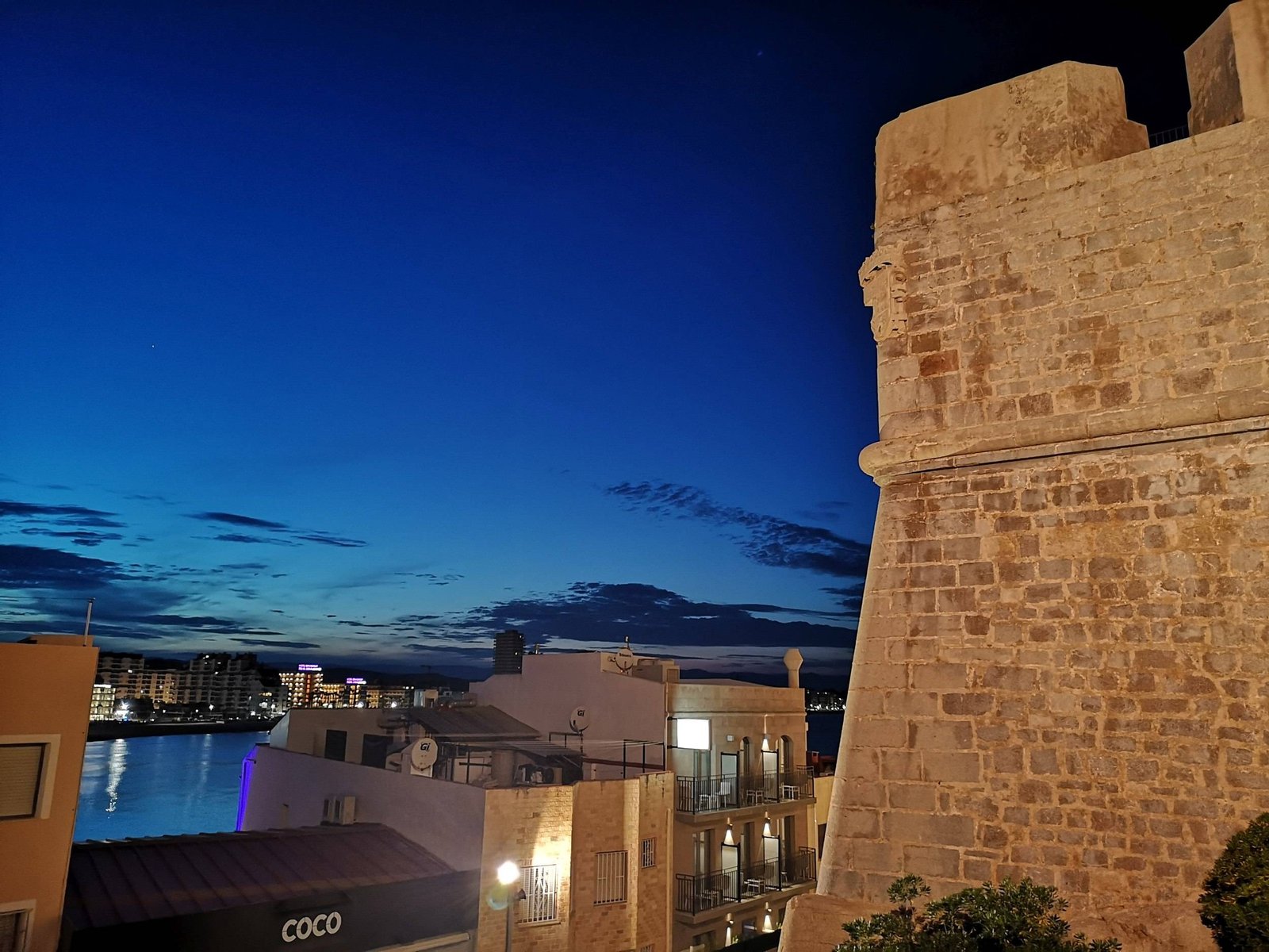 Peniscola bastion walls in Castellon, Spain