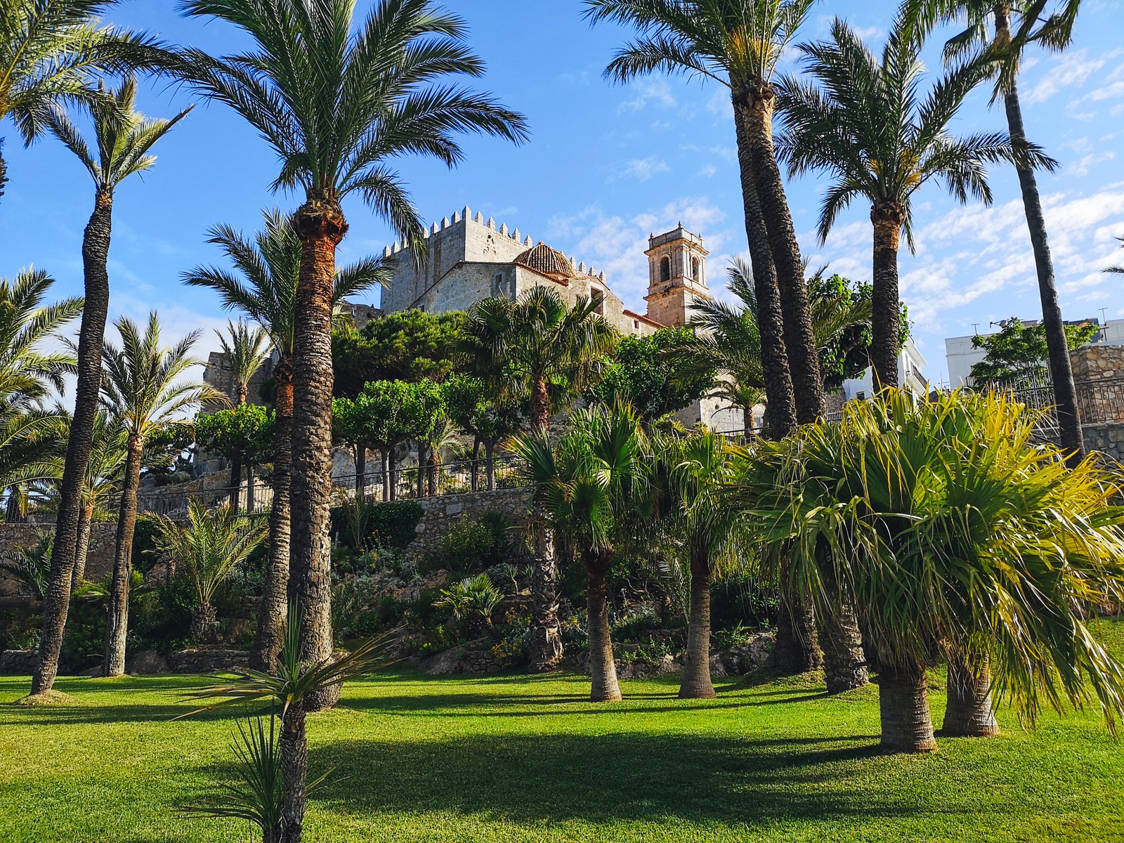 Peniscola Castle from Artillery Park, Castellon