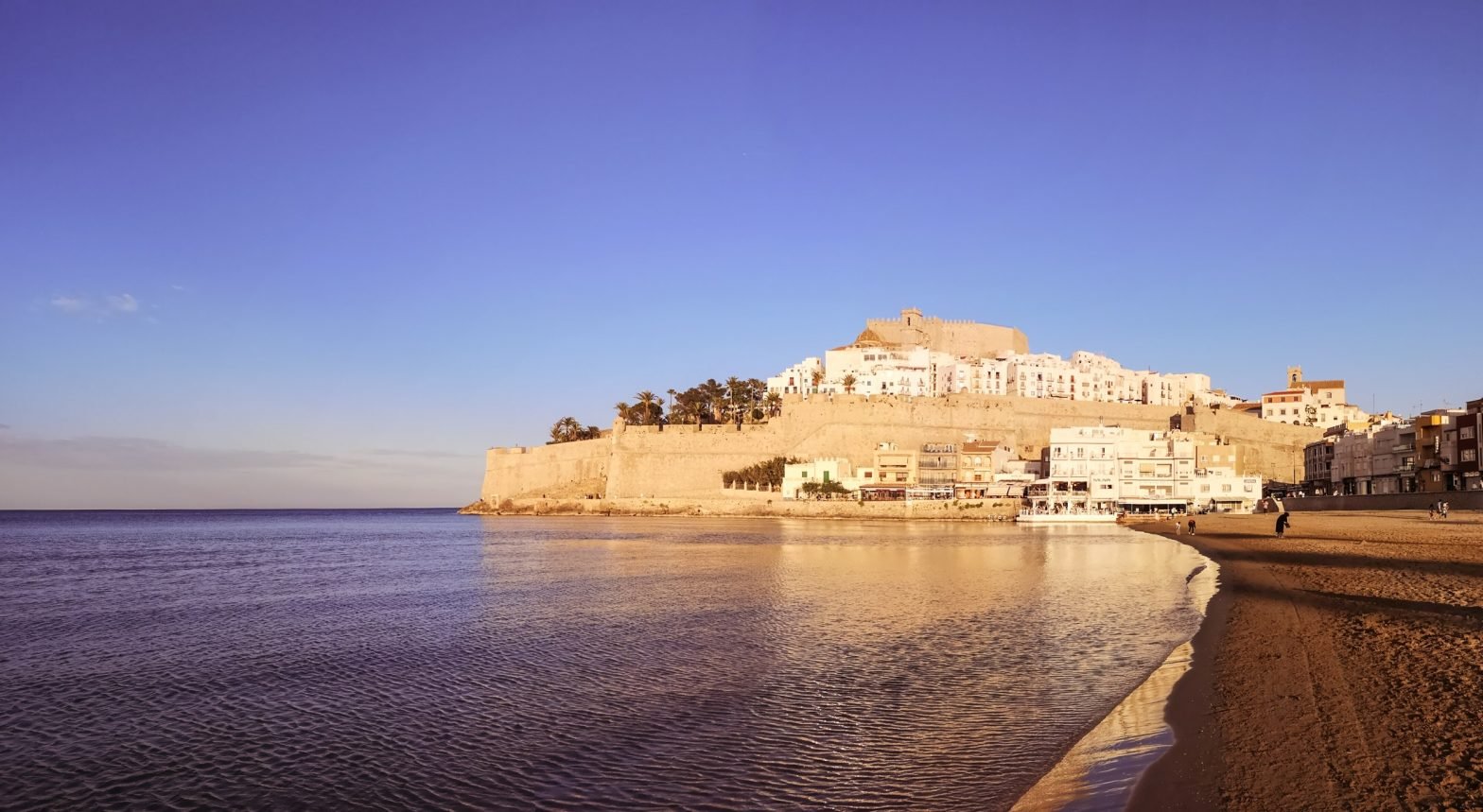 Peniscola Castle in Castellon Province of Valencian Community, Spain