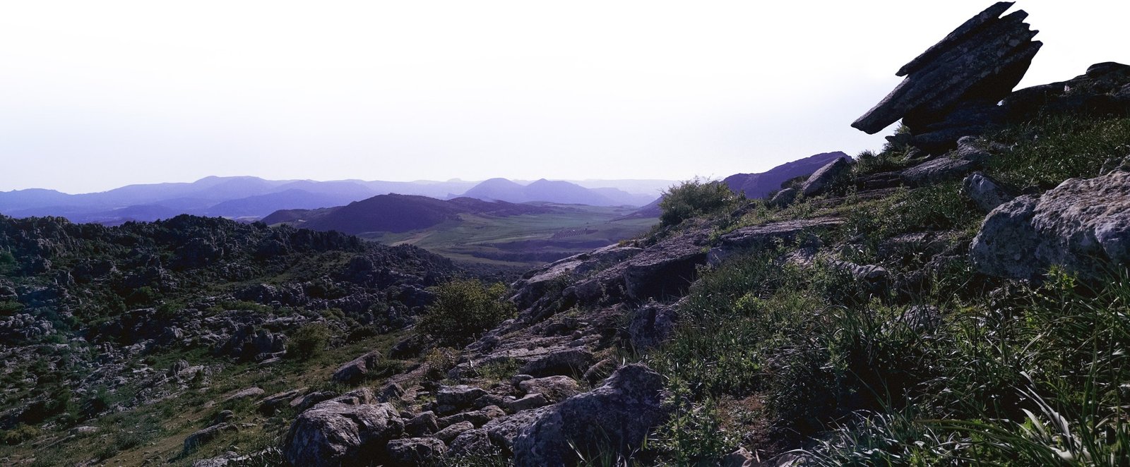 Rocks in El Torcal de Antequera in Andalucia, Spain