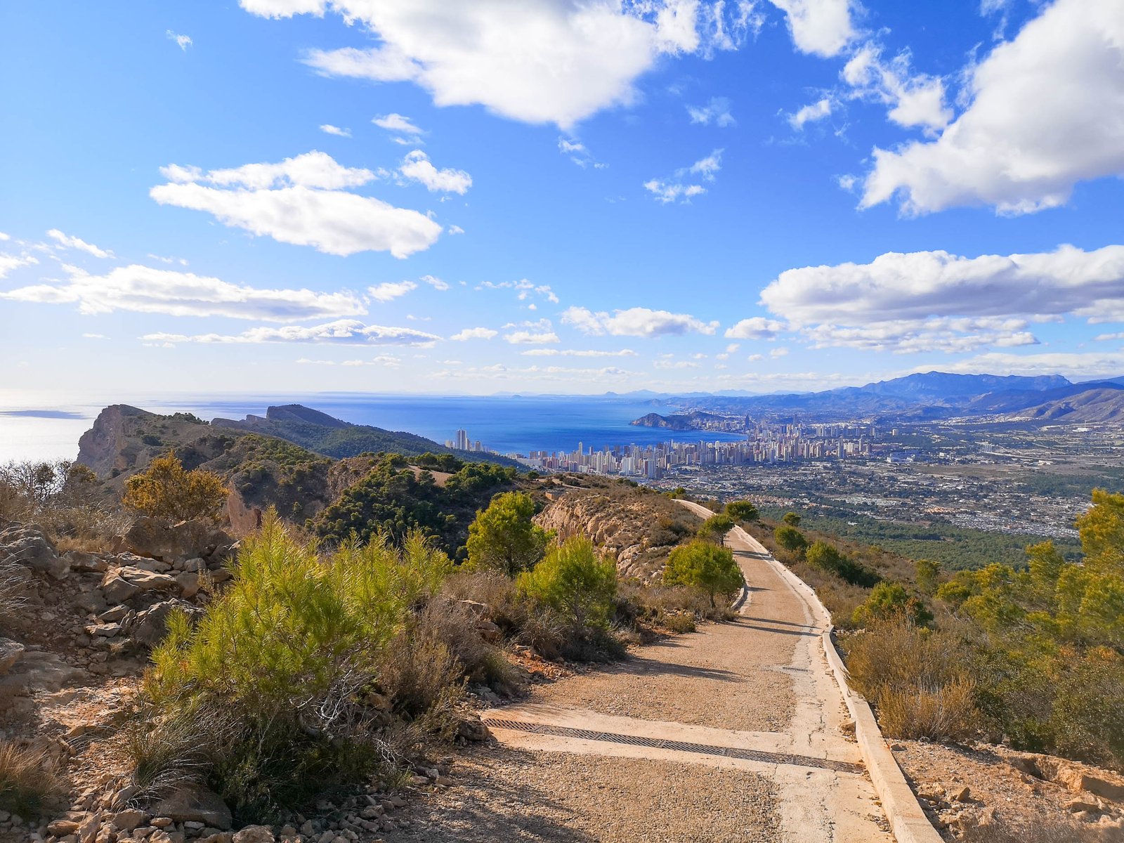 Benidorm from Alt del Governador, Spain