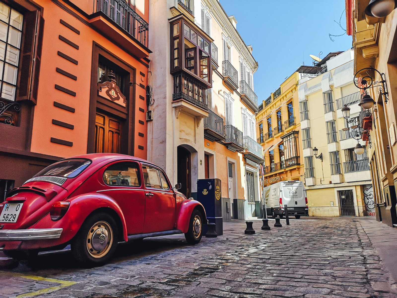 The historic old town of Seville, Spain