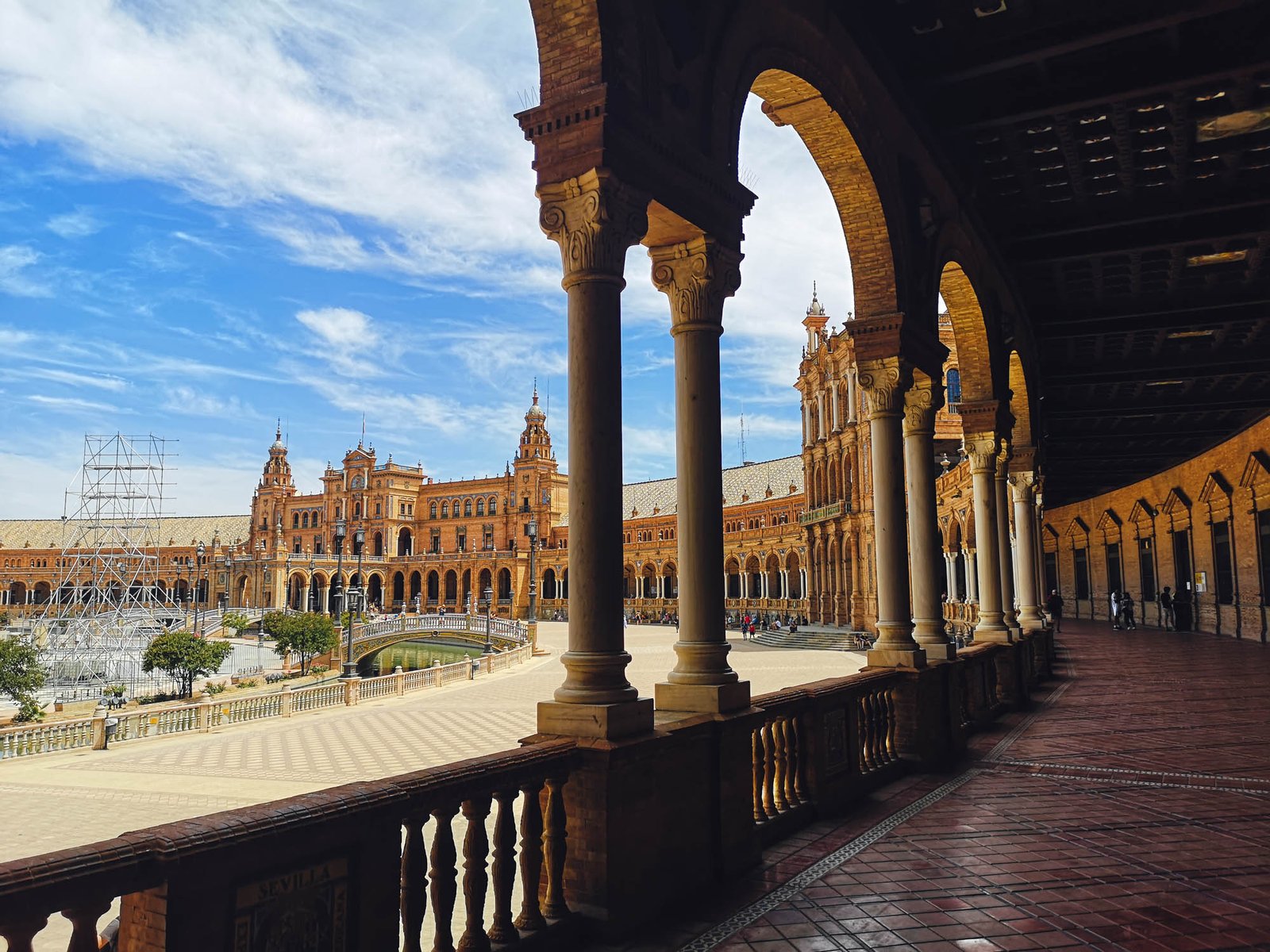 Plaza de España in Parque de María Luisa, Seville