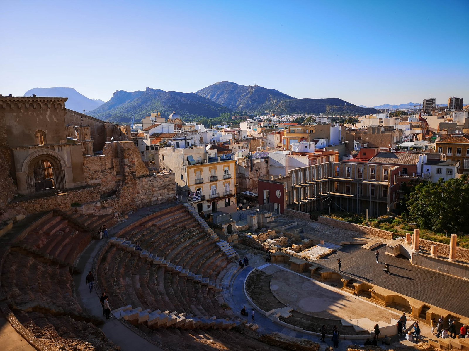 The Roman Amphitheatre in Cartagena, Spain