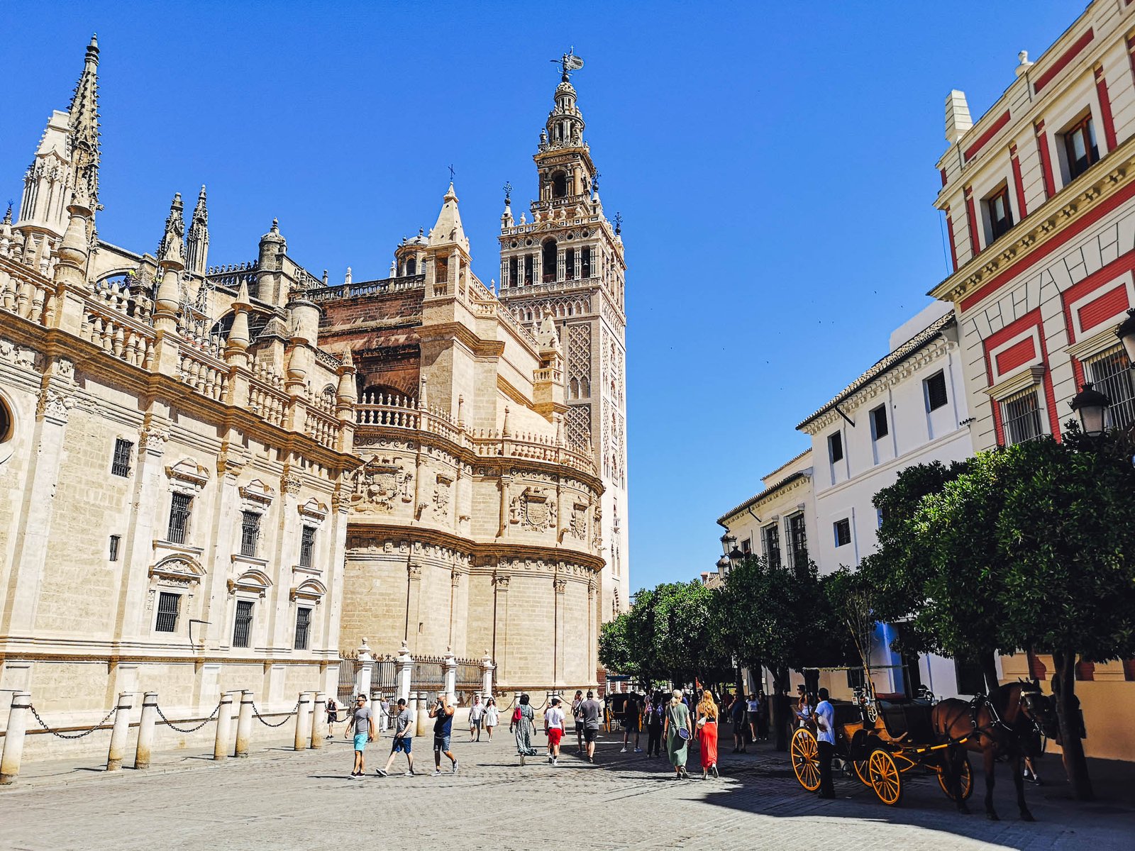 The Giralda of the Cathedral of Seville, Spain