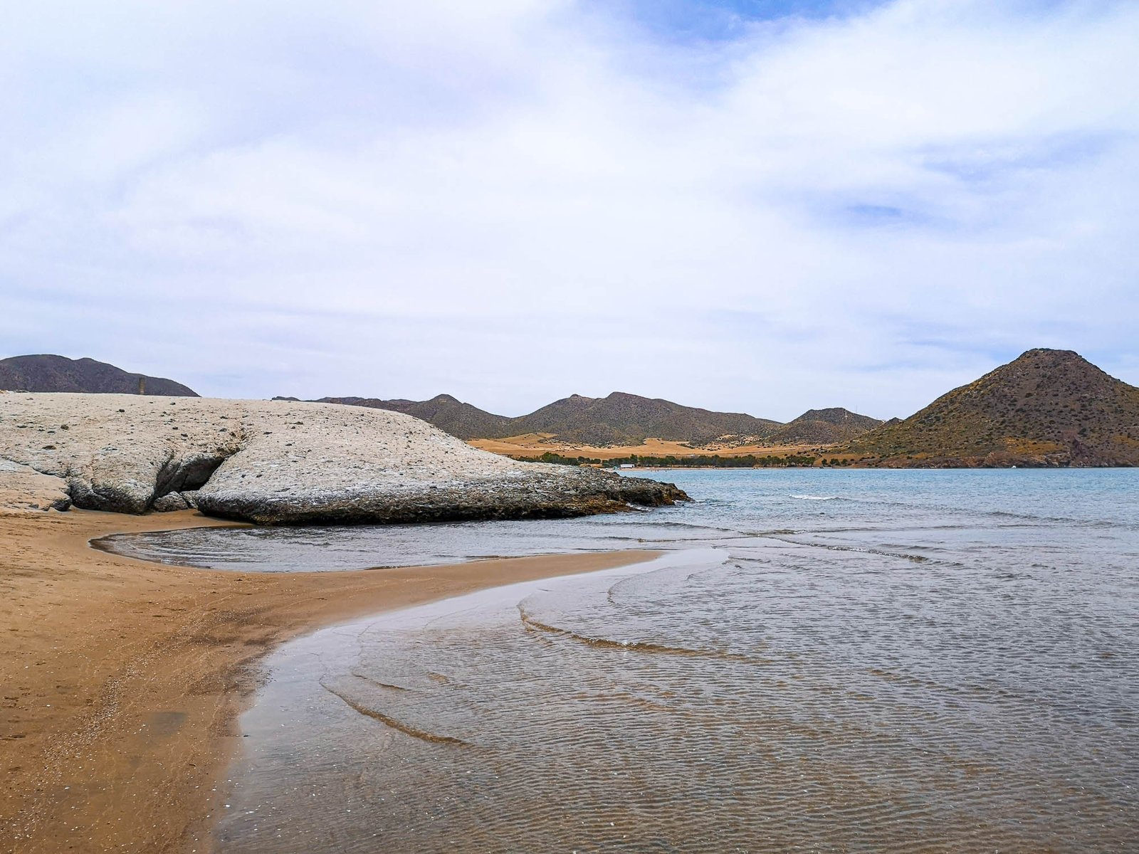 The Fossilized Dune in Playa de Genoveses, Cabo de Gata, Spain