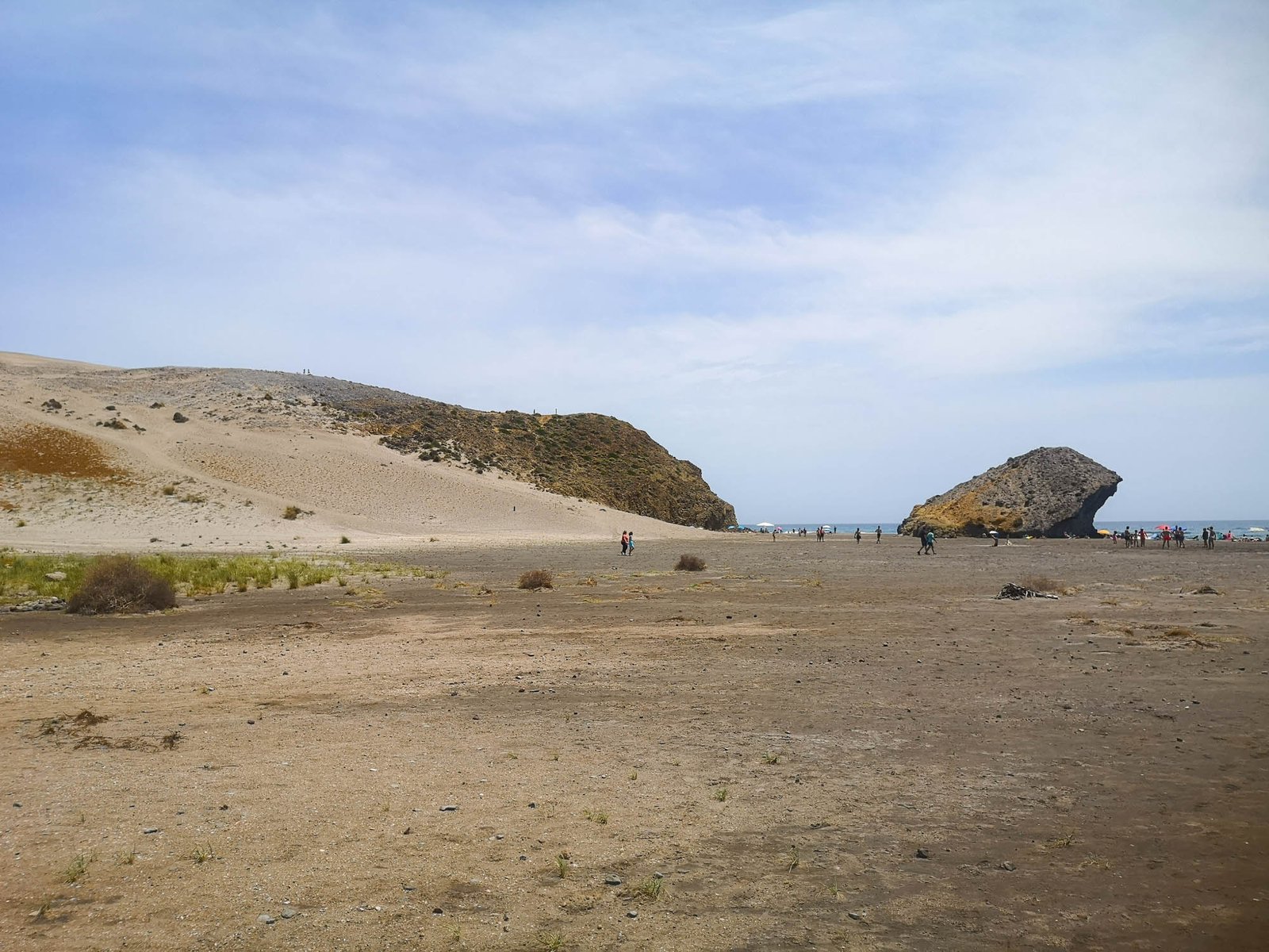 The Petrified Wave and Monsul Dune in Cabo de Gata, Spain