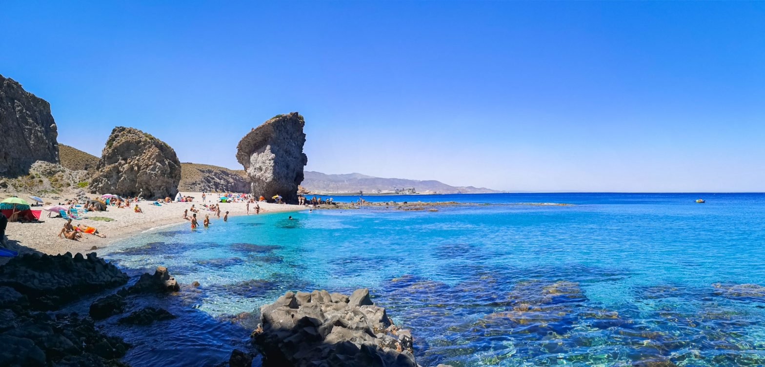 Playa de los Muertos in Cabo de Gato, Spain