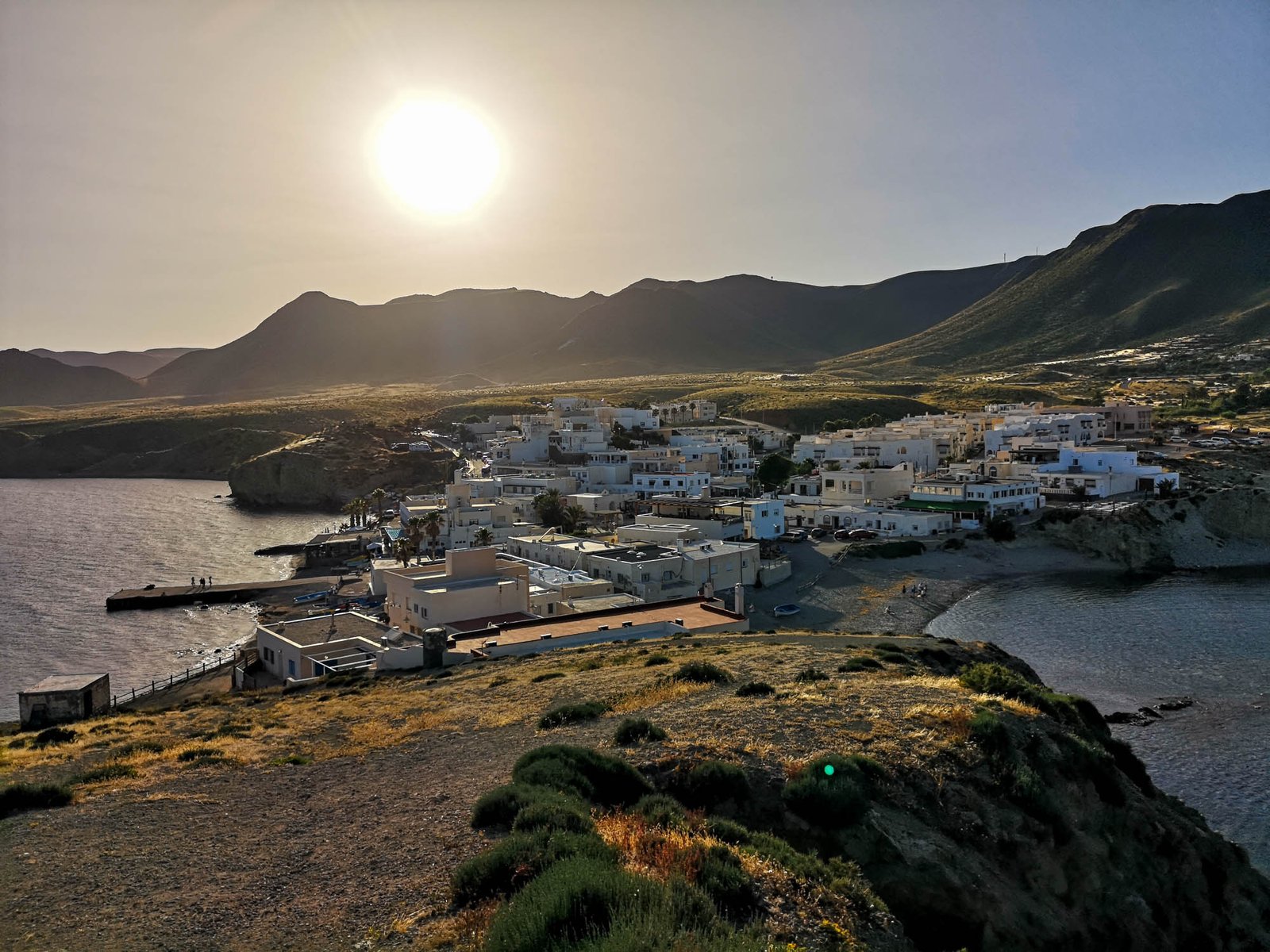 Sunset in La Isleta del Moro, Cabo de Gata, Spain