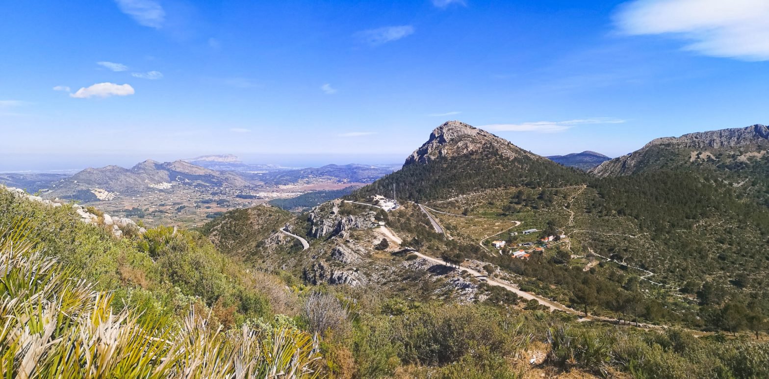 Mirador del Coll de Rates de Parcent in Marina Alta, Spain