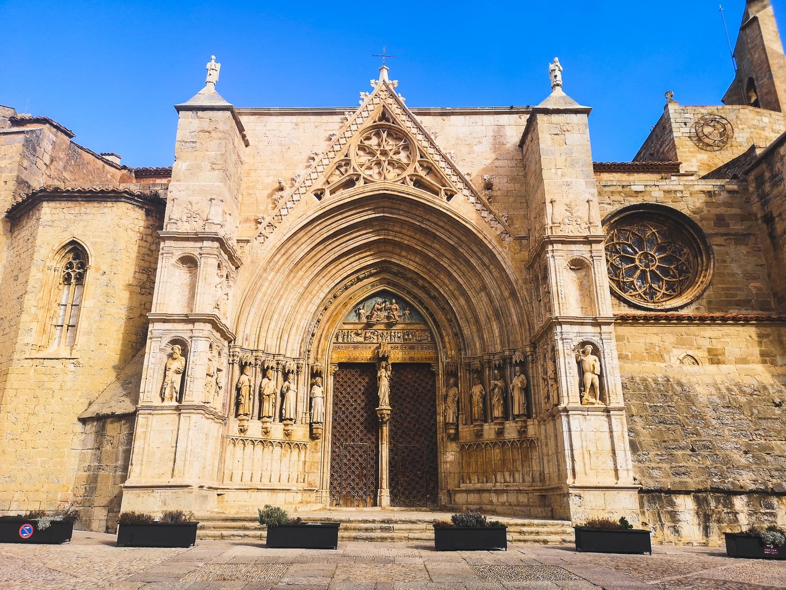 Santa Maria minor basilica in Morella of Castellon, Spain