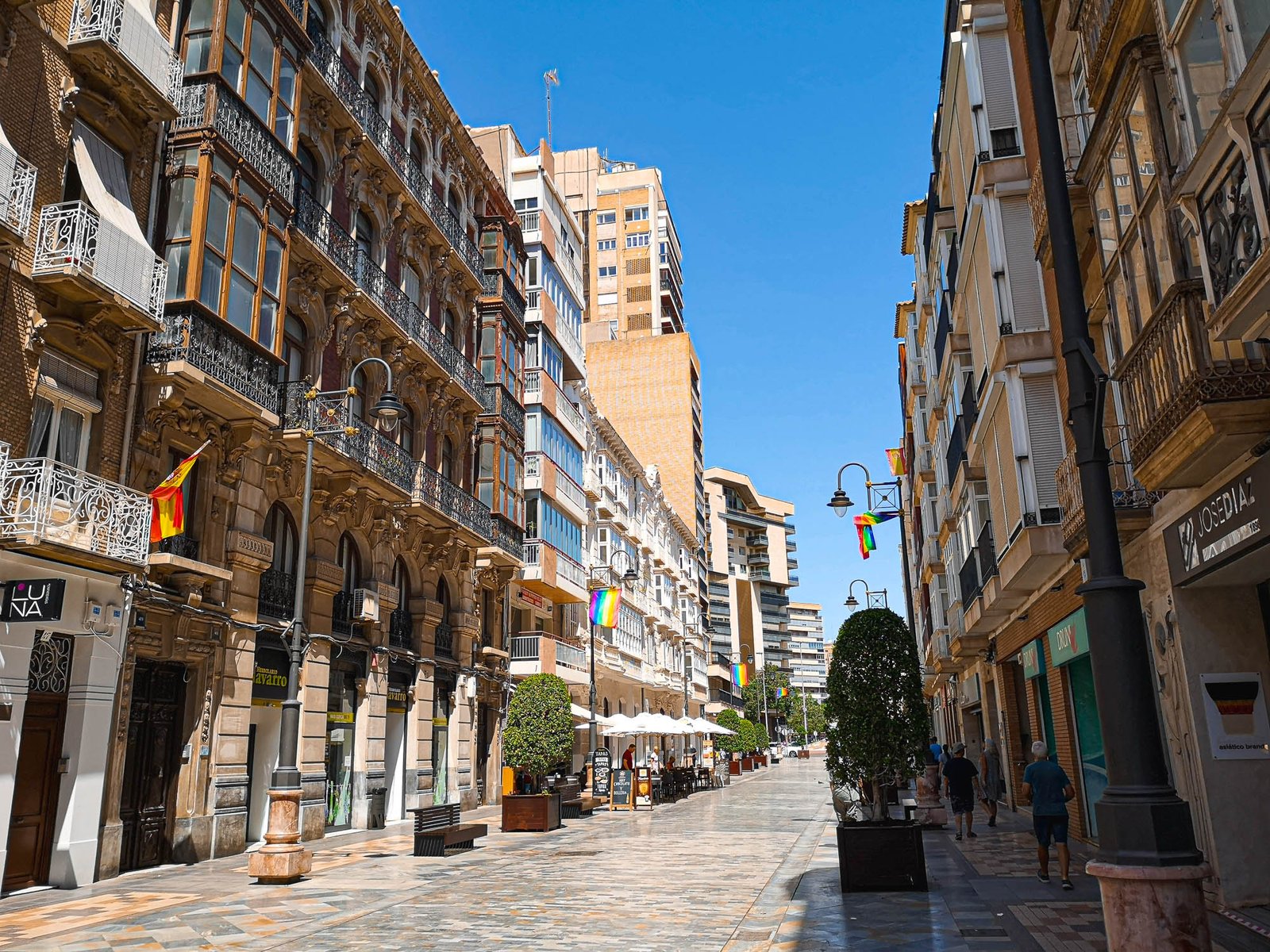 Carmen St. in Cartagena, Spain