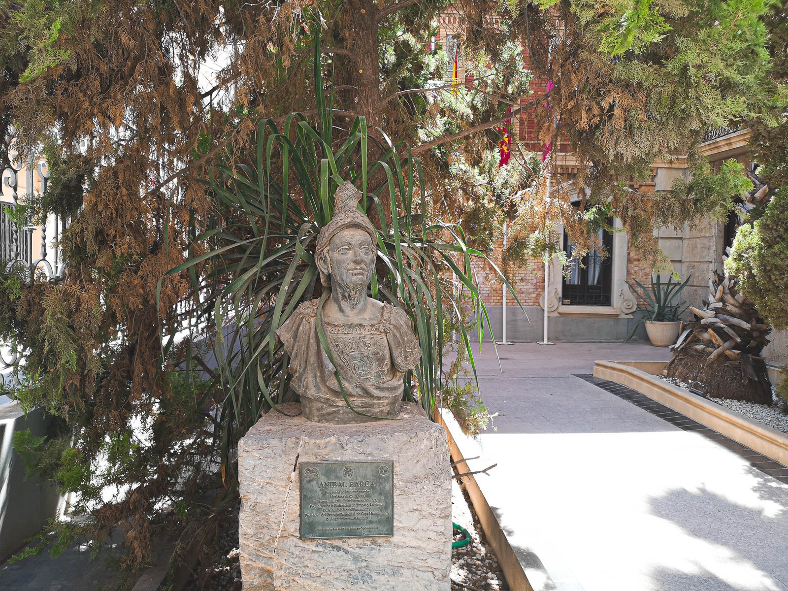 Hannibal statue in Cartagena, Spain