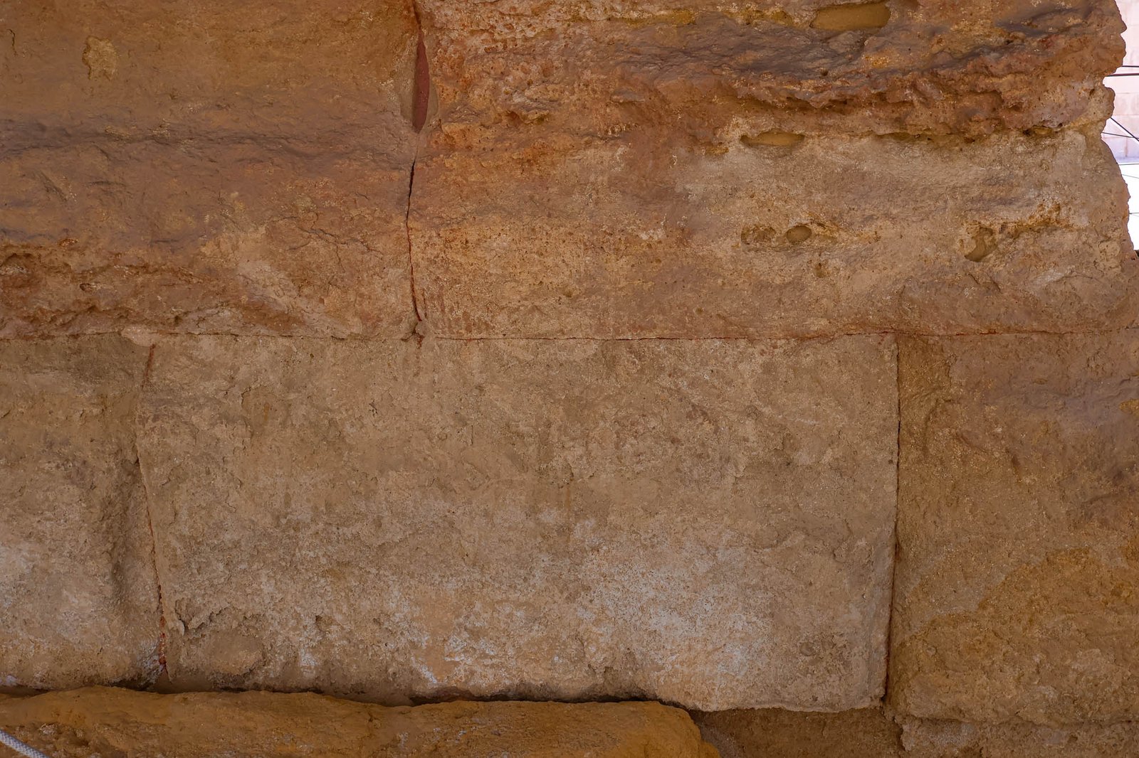 Perfect junctions of the Punic Wall in Cartagena, Spain