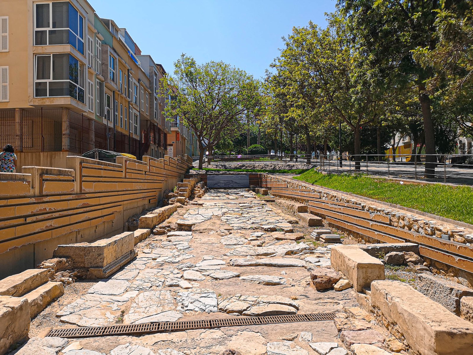 Roman Road in Cartagena, Spain