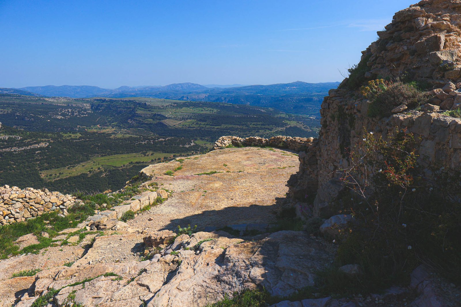 View from Ares del Maestrat in Castellon, Spain