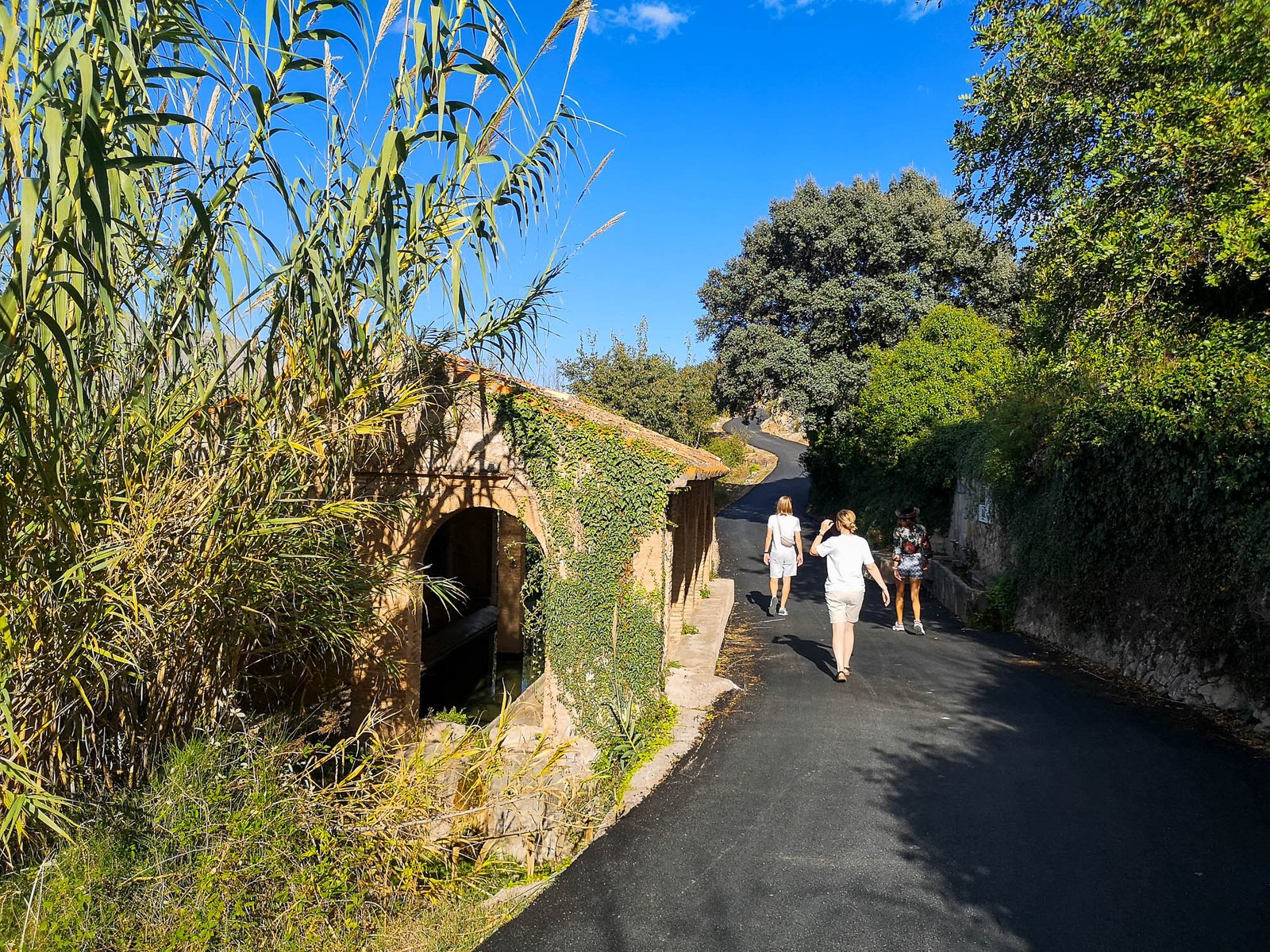 Hiking road between Fleix & Benimaurell in La Vall de Laguar, Spain