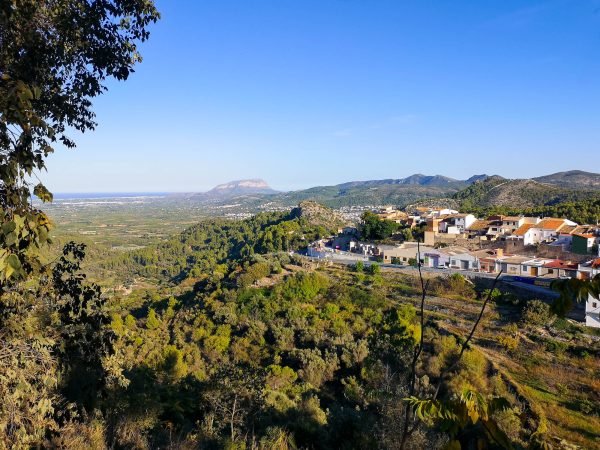 Marina Alta from Campell in La Vall de Laguar, Spain