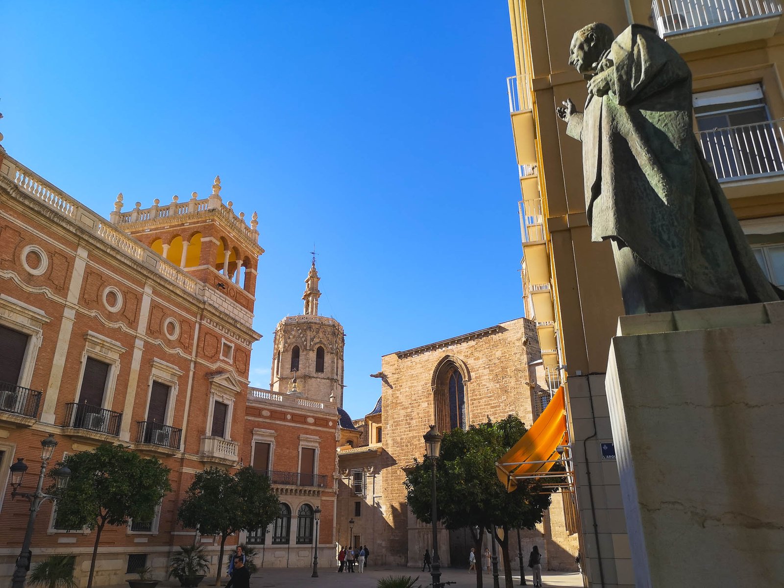 Statue of Archbishop Marcelino in Valencia, Spain