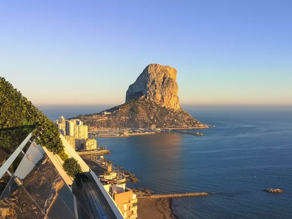 Penon de Ifach from Suitopia Skybar, Marina Alta, Spain