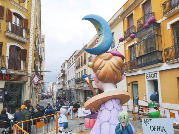 Children Fallas in Denia 2022, Spain