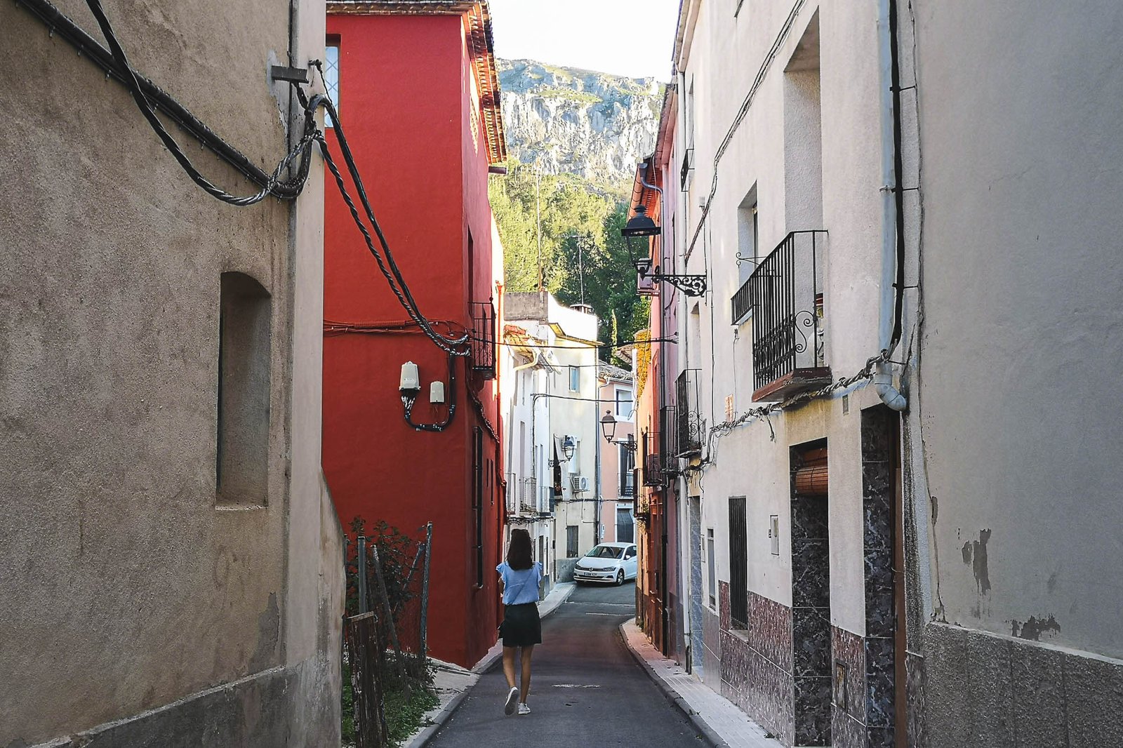 Streets of Beniali in La Vall de Gallinera, Marina Alta, Spain 2