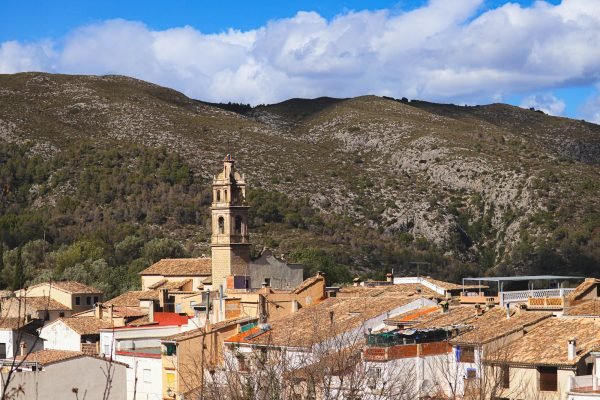 Church of Benissiva in La Vall de Gallinera, Marina Alta, Spain