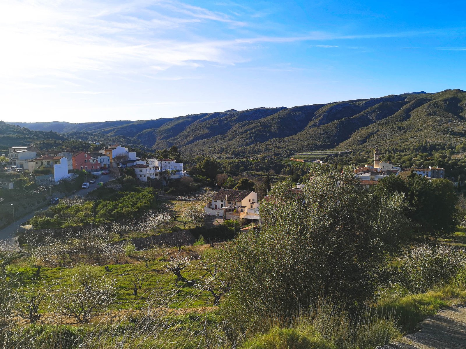 Benitaia (left) and Benissiva (right) in La Vall de Gallinera, Marina Alta, Spain