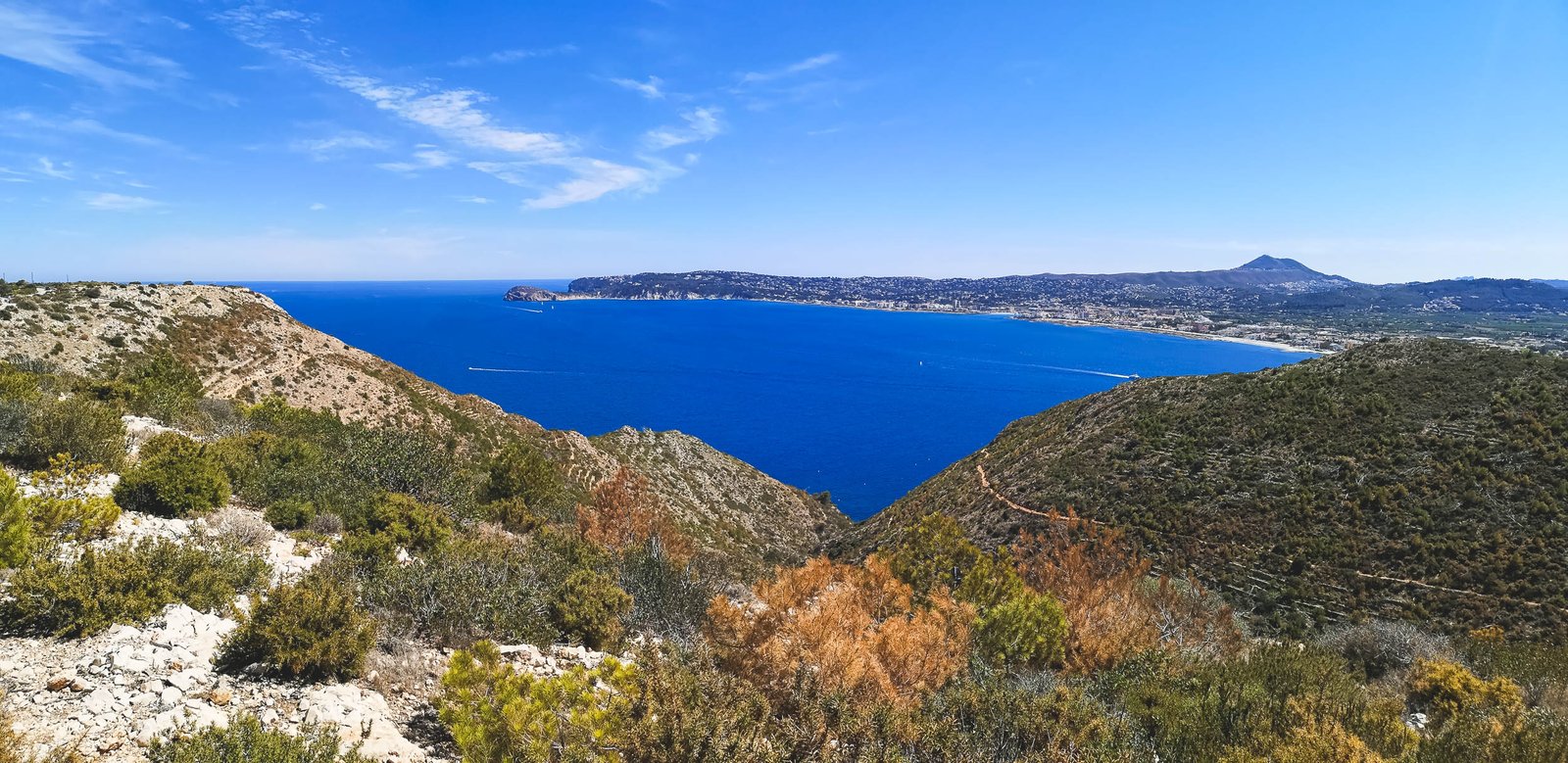 Aparcamiento Merendero - Cap Sant Antoni Hike Views towards Javea, Spain