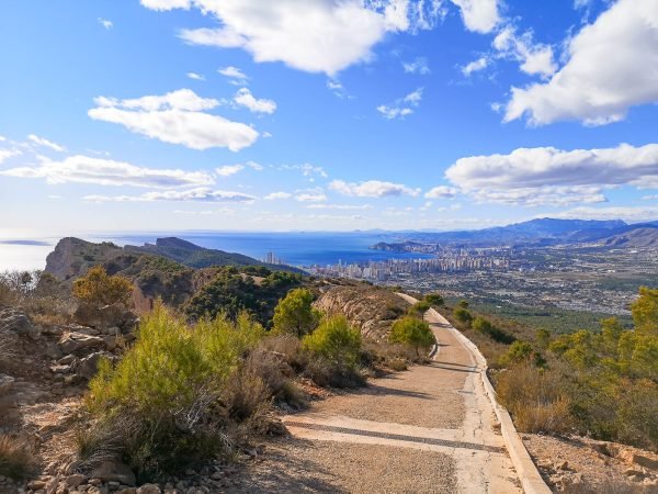 Benidorm panorama from Alt del Governador, Spain