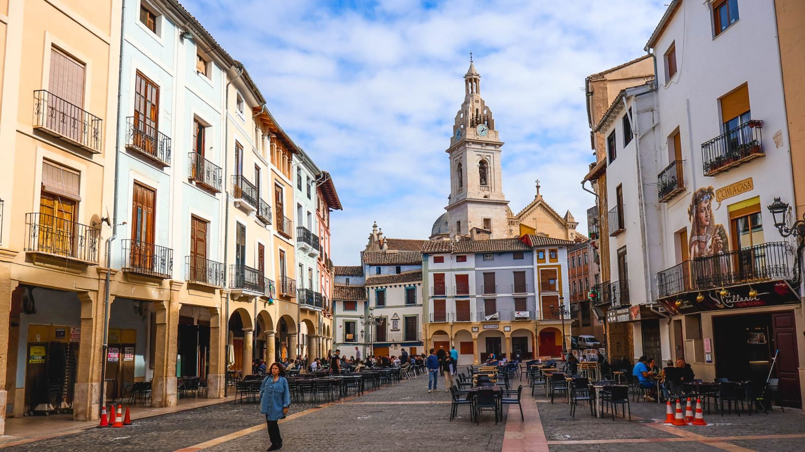 Market Square in Xàtiva, Valencia, Spain