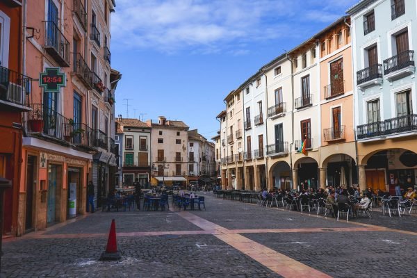 Plaza del Mercado in Xàtiva, Valencia, Spain