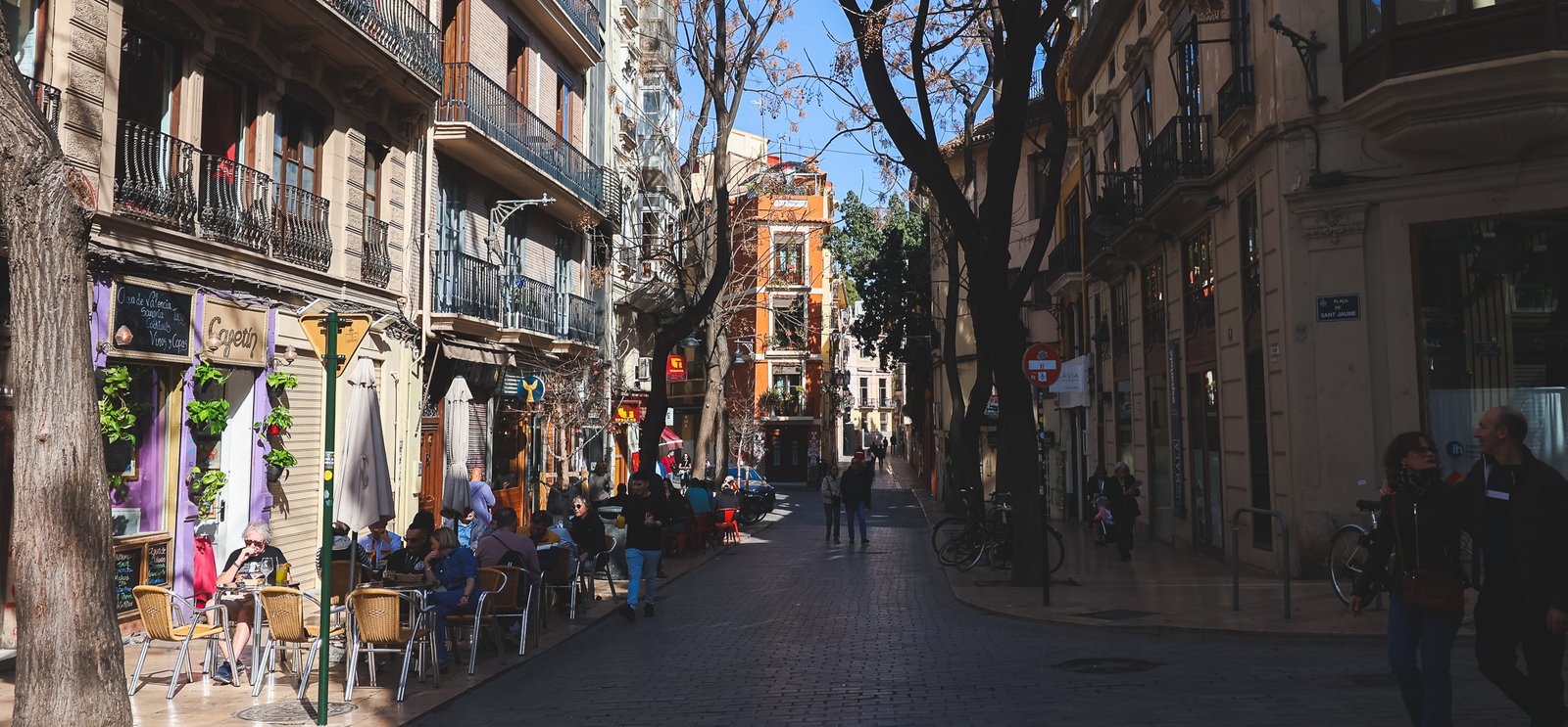 El Carmen Neighborhood in Valencia, Spain